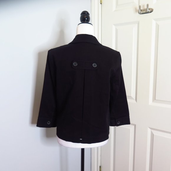 Classic Black Pea Coat - Picture 10 of 15